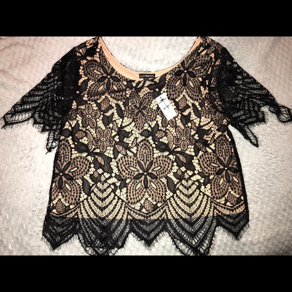 Express lace top